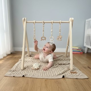 Baby Gym + 4 drewniane zawieszki