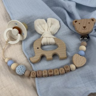 Zawieszka LaceDecor Mix + drewniany gryzak